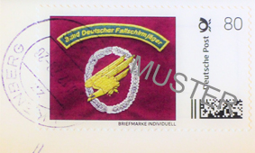 Briefmarke Bund Deutscher Fallschirmjäger