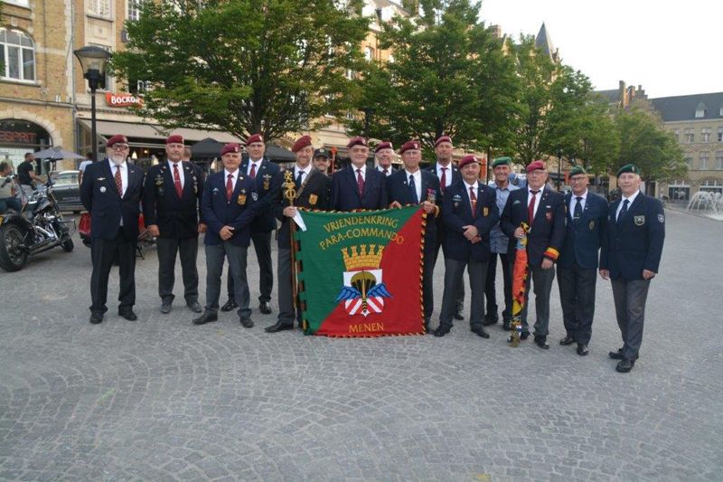 Gedenkveranstaltung Last Post Ypern ANPCV Menen, Belgien 18. Juni 2022