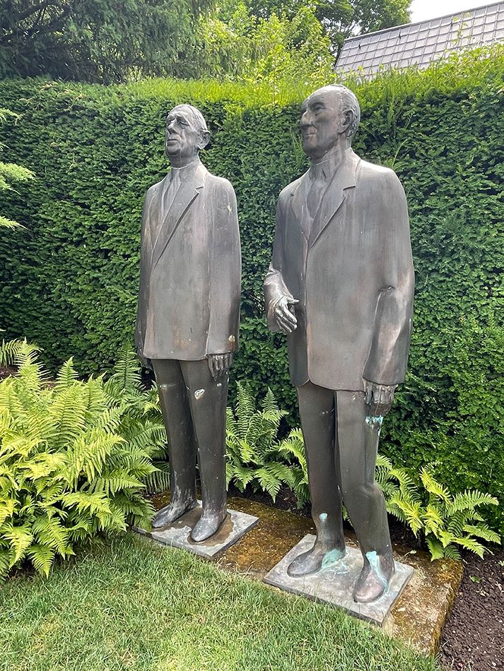 Adenauer und de Gaulle, Adenauerhaus, Röhndorf 2023