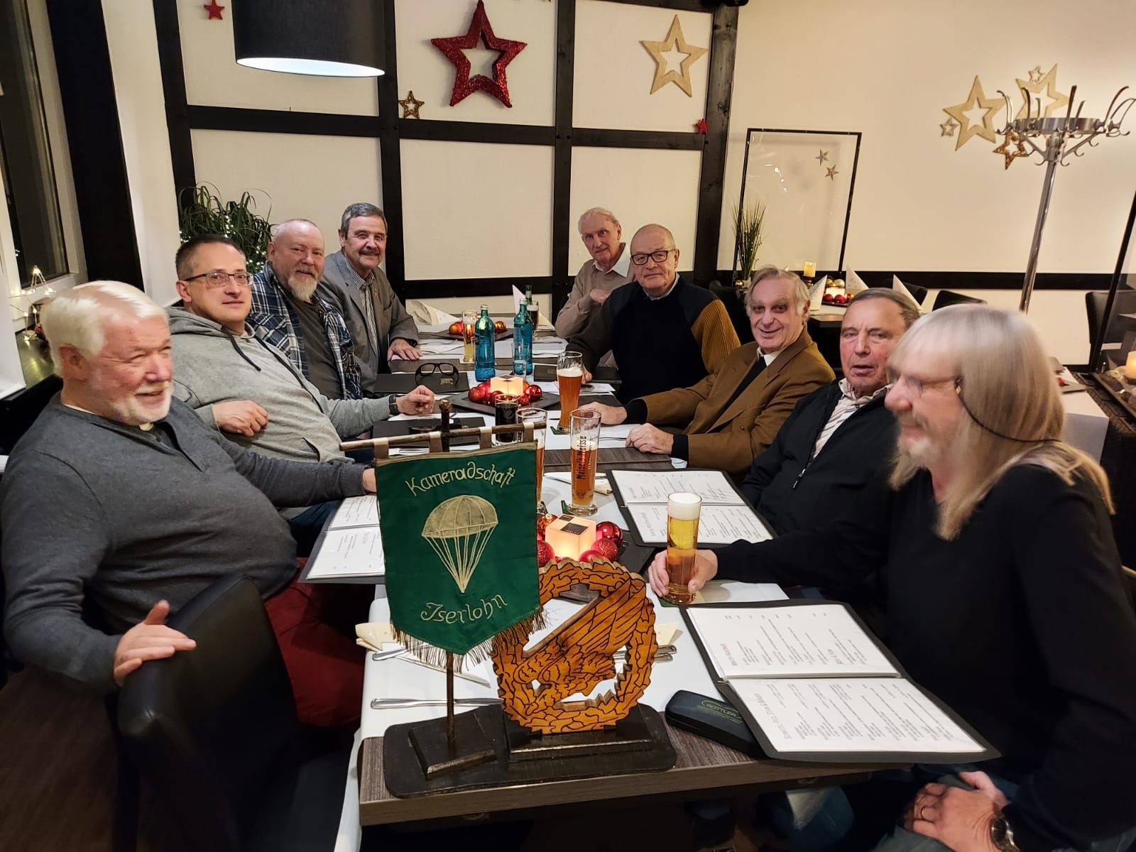 Iserlohner Fallschirmjägerkameradschaft im Dezember 2021
