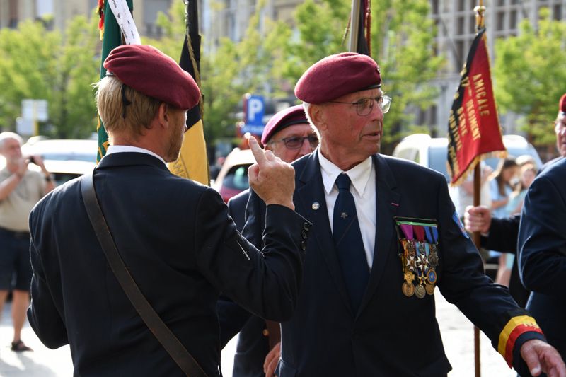 Gedenkveranstaltung Last Post Ypern ANPCV Menen, Belgien 18. Juni 2022