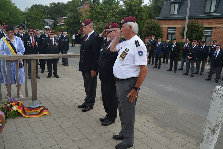 Leie-Schleuse Menen, Belgien 2023