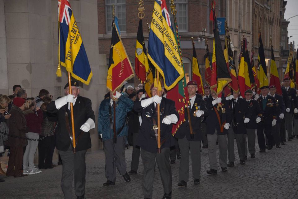 Ypern Last Post 2016 Fahnenabordnungen