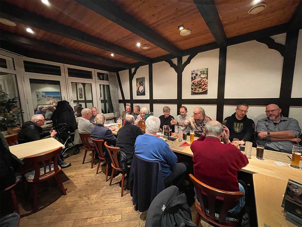 Fallschirmjägerstammtisch Iserlohn Dezember 2024 Weihnachtsessen