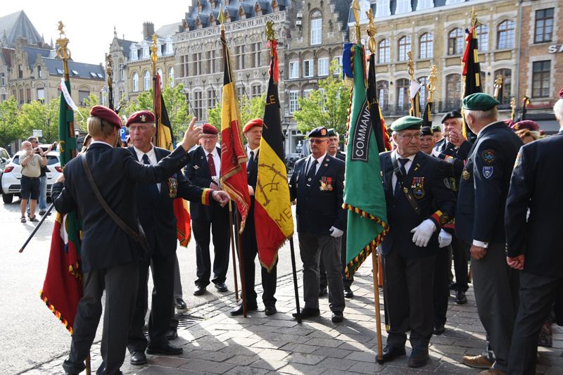 Gedenkveranstaltung Last Post Ypern ANPCV Menen, Belgien 18. Juni 2022
