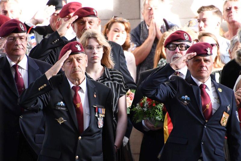 Gedenkveranstaltung Last Post Ypern ANPCV Menen, Belgien 18. Juni 2022