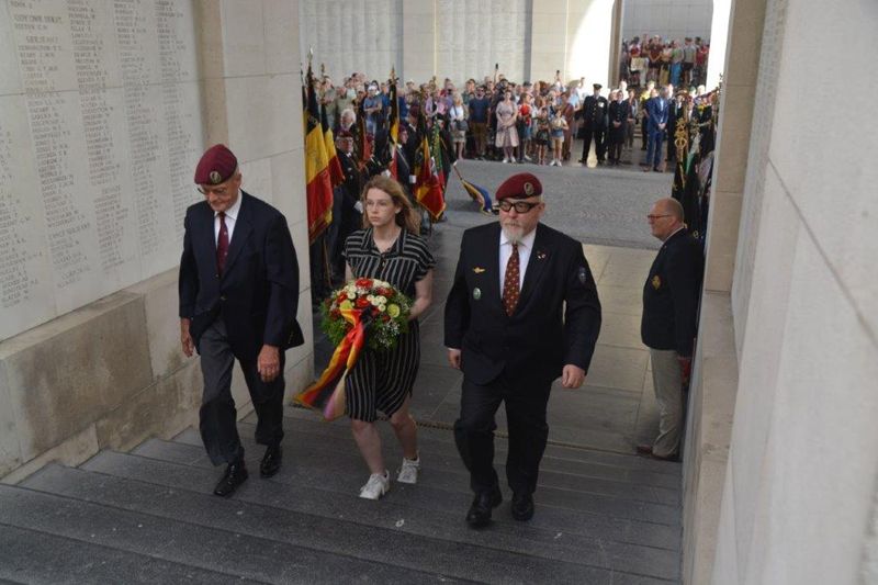 Gedenkveranstaltung Last Post Ypern ANPCV Menen, Belgien 18. Juni 2022