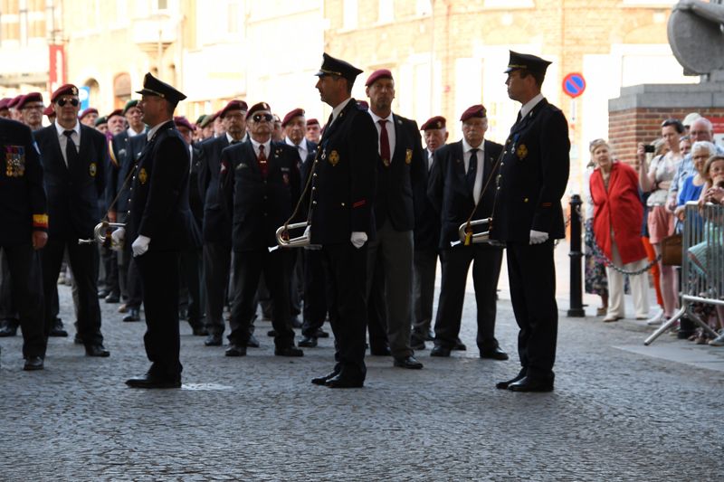 Gedenkveranstaltung Last Post Ypern ANPCV Menen, Belgien 18. Juni 2022