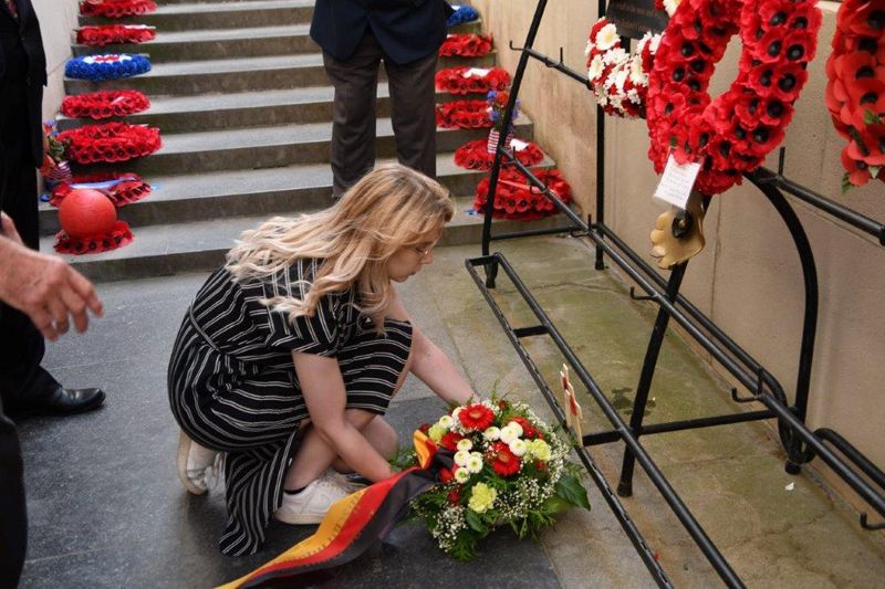 Gedenkveranstaltung Last Post Ypern ANPCV Menen, Belgien 18. Juni 2022