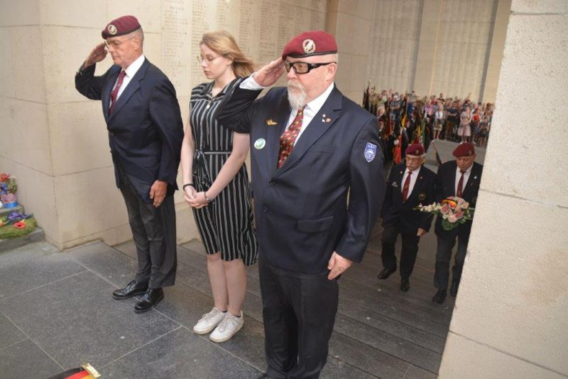 Gedenkveranstaltung Last Post Ypern ANPCV Menen, Belgien 18. Juni 2022